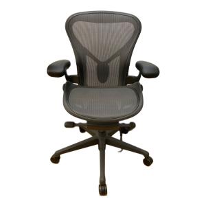 Herman Miller (ハーマンミラー) アーロンチェア AER1A12PW Aサイズ 95 ブラック リマスタード ライト