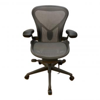 Herman Miller (ハーマンミラー) アーロンチェア AER1A12PW Aサイズ 95 ブラック リマスタード ライト