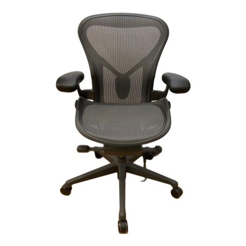 Herman Miller (ハーマンミラー) アーロンチェア AER1A12PW Aサイズ 95 ブラック リマスタード ライト