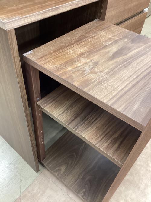 無印良品 (ムジルシリョウヒン) レンジボード 272 880㎜ ブラウン