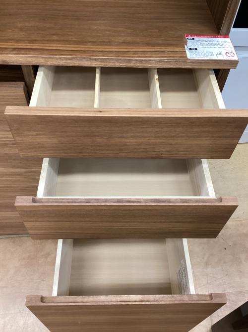 無印良品 (ムジルシリョウヒン) レンジボード 272 880㎜ ブラウン