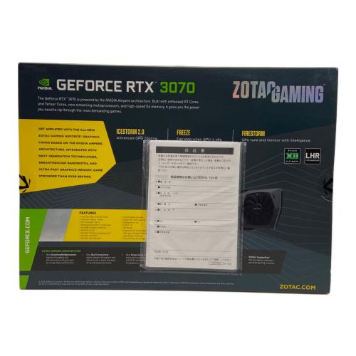 ZOTAC ZOTAC GAMING GeForce RTX 3070 Twin Edge OC LHR 8GB グラフィックボード ZT-A30700H-10PLHR