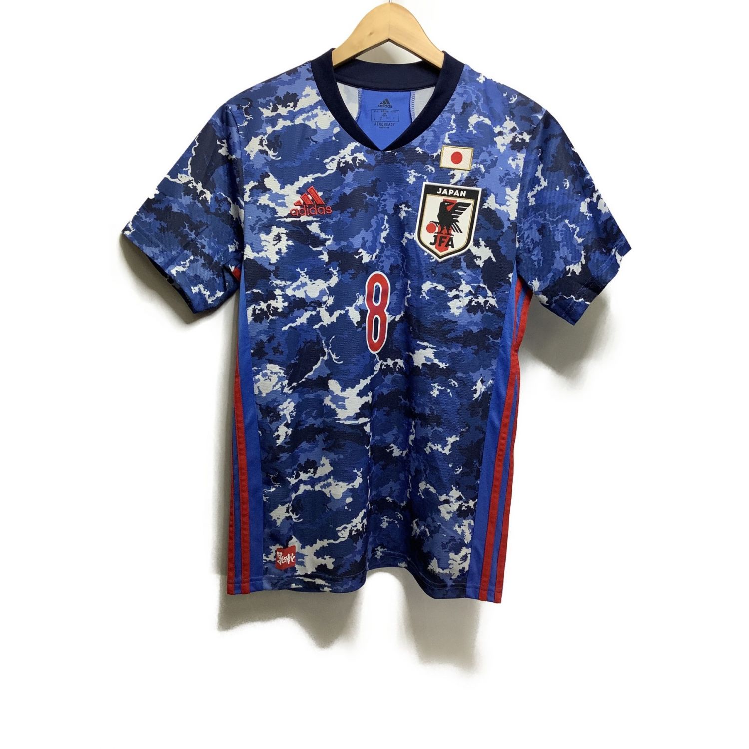 Adidas アディダス 半袖レプリカユニフォーム メンズ Size M ブルー サッカー日本代表 レプリカホームユニフォーム Japan Home Jersey トレファクonline