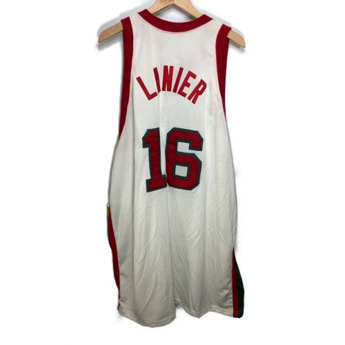 MITCHELL & NESS (ミッチェルアンドネス) バスケットボールゲームシャツ メンズ SIZE Free ホワイト×レッド LANIER 102726 1983-84 HARDWOOD CLASSICS