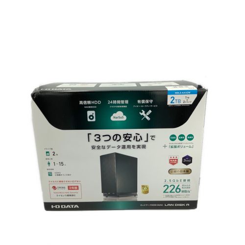 IODATA (アイオーデータ) 外付けHDD 2TB HDL2-AAX2W｜トレファクONLINE