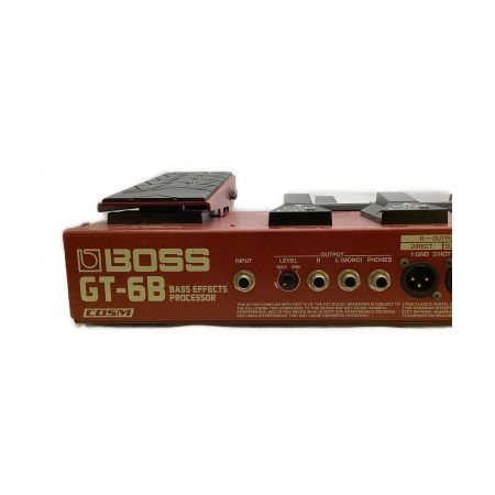 BOSS (ボス) ベース用マルチエフェクター。 GT-6B 通電のみ確認済み