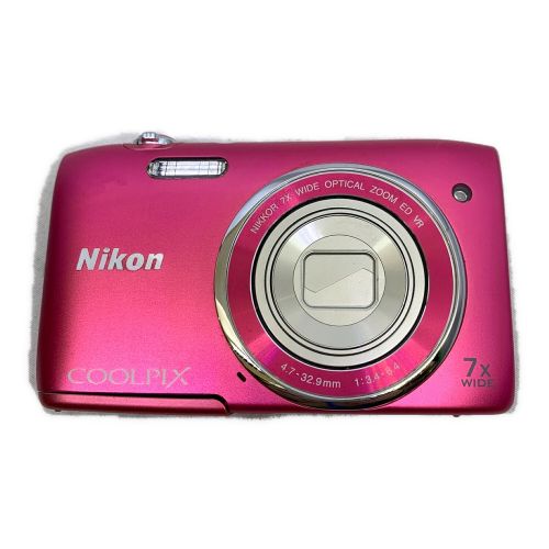 激安買蔵【美品】 Nikon COOLPIX S3500 オレンジ 希少カラー デジタルカメラ