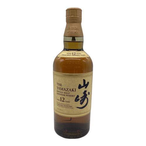 サントリー ジャパニーズ シングルモルトウイスキー 700ml 山崎 12年 未開封