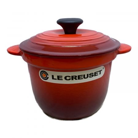 LE CREUSET (ルクルーゼ) 鍋 18cm レッド ココットエブリィ