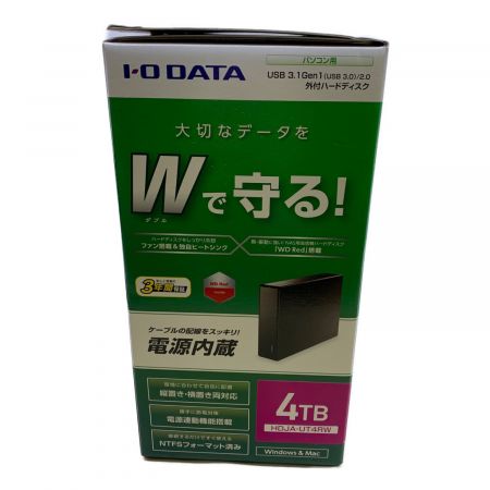 IODATA (アイオーデータ) 外付ハードディスク USB 3.1 Gen 1 4TB HDJA-UTRW
