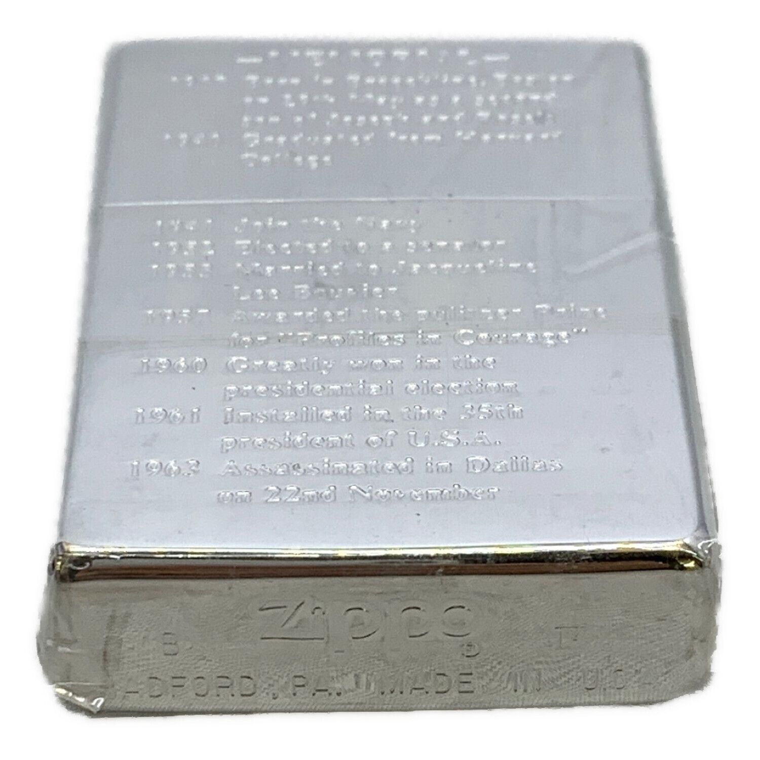 ZIPPO (ジッポ) ZIPPO ジョン・F・ケネディ 93年製 シリアル3000/2070