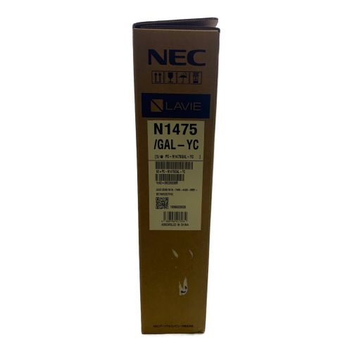 NEC (エヌイーシー) LAVIE N14 N1475/GAL-YC 14インチ Windows11 HOME Core i7 CPU:第12世代 メモリ:16GB SSD:512GB - 39026208M