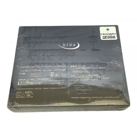 X JAPAN トレカ 1ＢＯＸ 新品未開封 カード 箱 hide レア X JAPAN トレカ 1BOX 新品未開封 カード 箱 hide レア