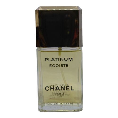 CHANEL (シャネル) 香水 ボトルキズ有 エゴイスト プラチナム オードゥ トワレット 100ml 残量80%-99%