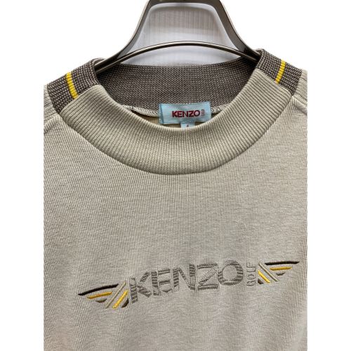 KENZO GOLF (ケンゾー ゴルフ) 古着モックネックスウェット メンズ SIZE 4 ベージュ ※タグに名前入り 535-i-6440