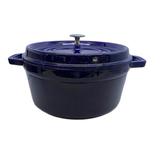 Staub (ストウブ) ピコ・ココット ラウンド ブルー 26cm