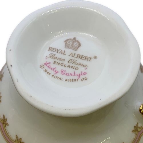 ROYAL ALBERT (ロイヤルアルバート) カップ&ソーサー5客＋クリーマー レディーカーライル