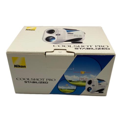 Nikon (ニコン) ゴルフ距離測定器 箱、専用ケース、説明書付き COOL SHOT STABILIZED