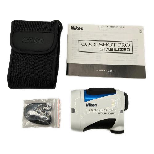 Nikon (ニコン) ゴルフ距離測定器 箱、専用ケース、説明書付き COOL SHOT STABILIZED