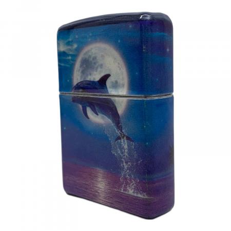 zippo ラッセン 限定品　イルカ　dolphin ZIPPO 2005年 LASSEN（ラッセン） ケース付｜トレファクONLINE