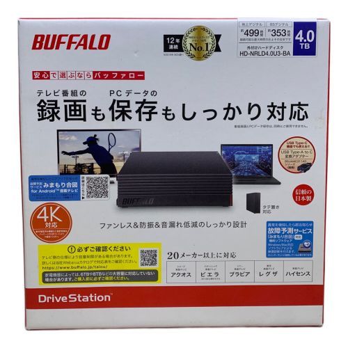 BUFFALO (バッファロー) 外付ケハードディスク 4TB HD-NRLD4