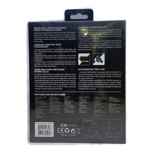 Nakamichi Elite (ナカミチ) ワイヤレスイヤホン有線兼用 TWS700ANC 未使用