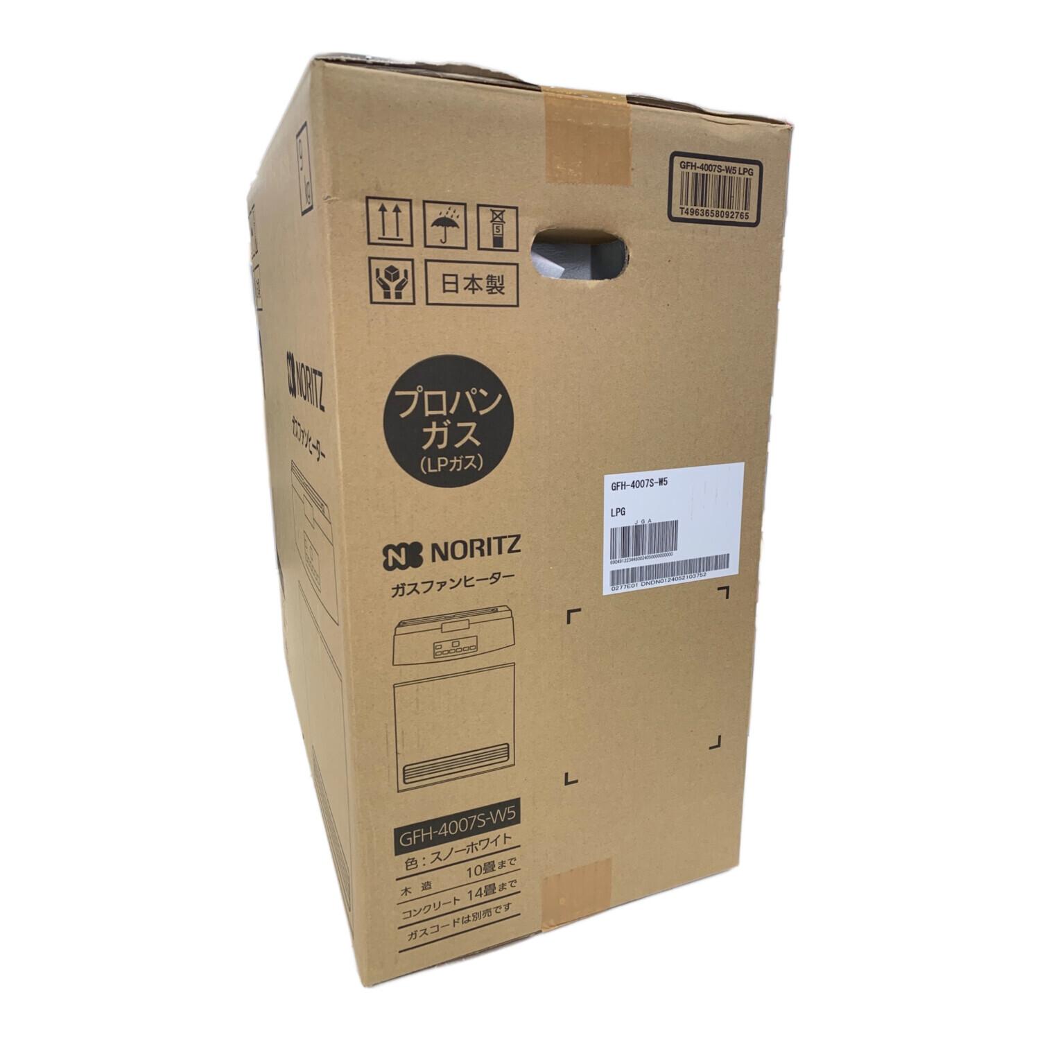 NORITZ (ノーリツ) LPガスファンヒーター GFH-4007S-W5 PSLPGマーク(LP