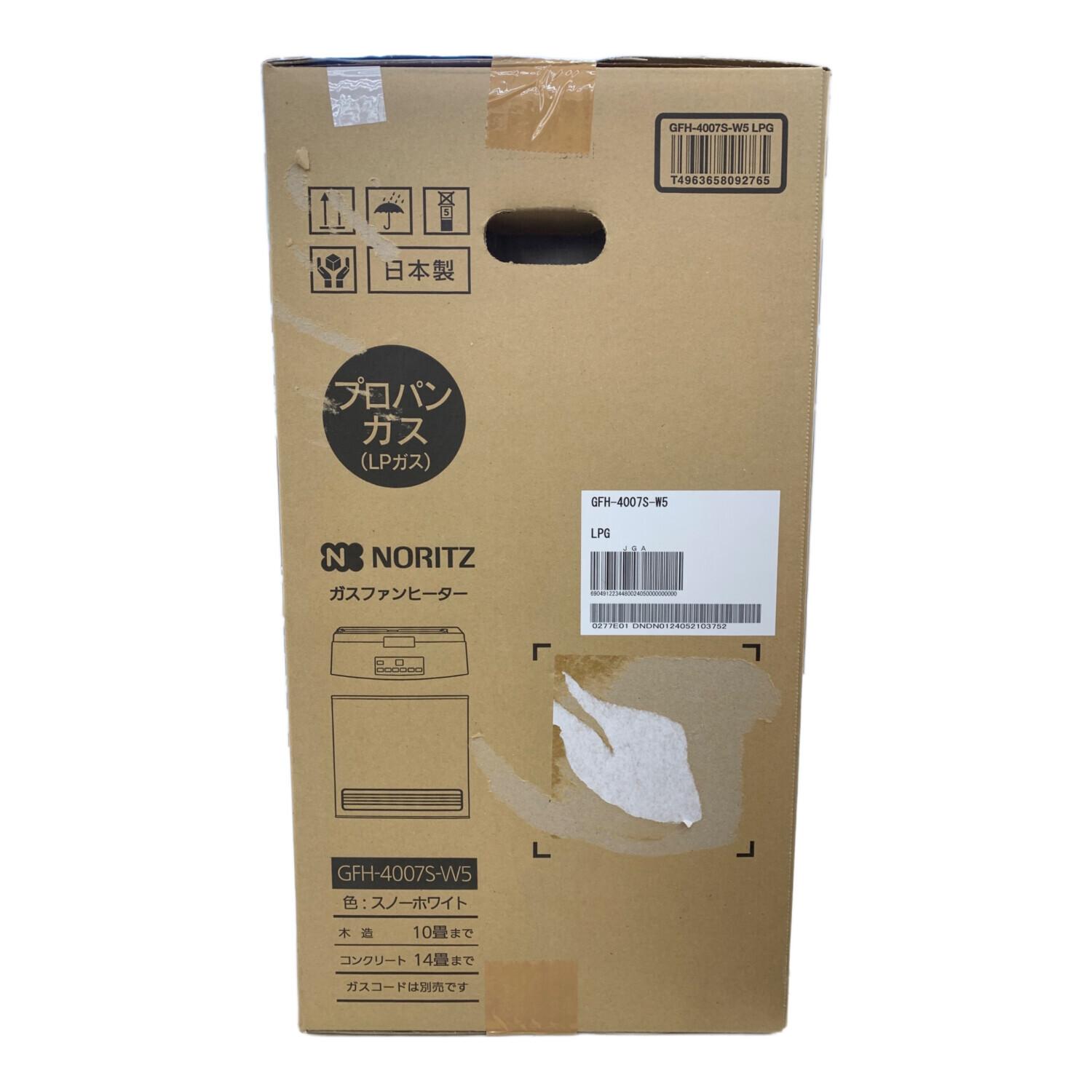 NORITZ (ノーリツ) LPガスファンヒーター GFH-4007S-W5 PSLPGマーク(LP