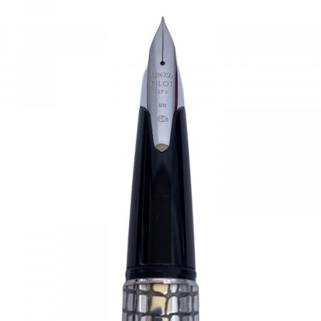 PILOT (パイロット) 万年筆 ペン先18K 750 シルバーン 石だたみ