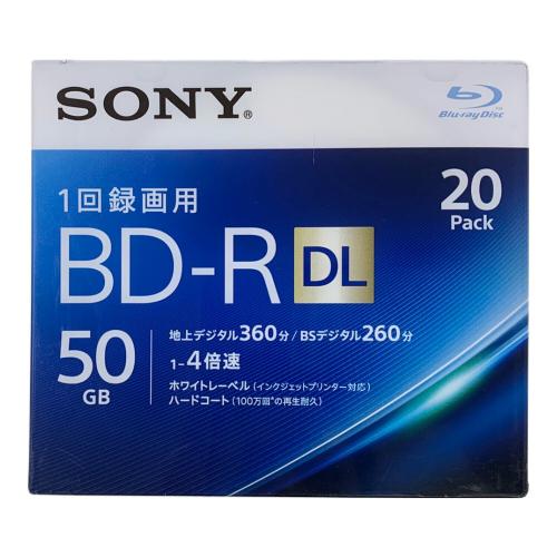 SONY (ソニー) BD-R DL 1回録画用 50GB 20Pack