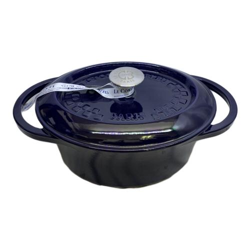 LE CORDON BLEU (ルコルドンブルー) オーバルココット 25cm ネイビー LCB0051