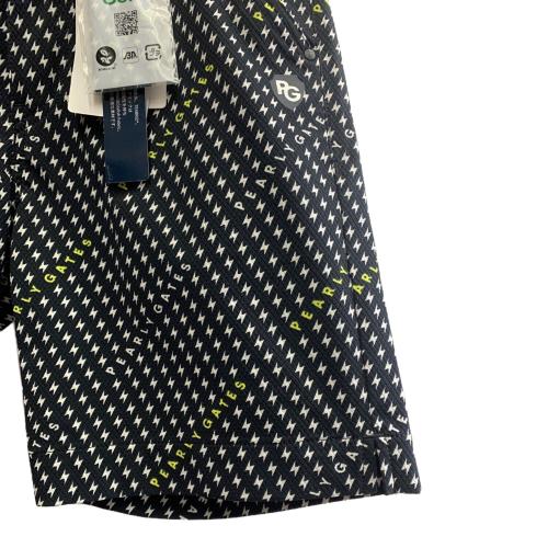 PEARLY GATES (パーリーゲイツ) ゴルフウェア(ショートパンツ) メンズ SIZE 3 ブラック×ホワイト