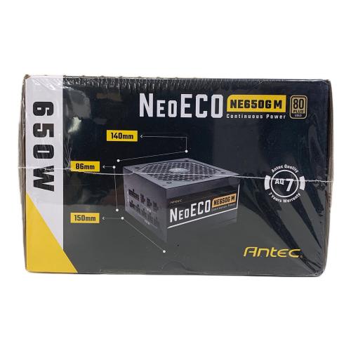 ANTEC 電源ユニット NE GOLD M 650