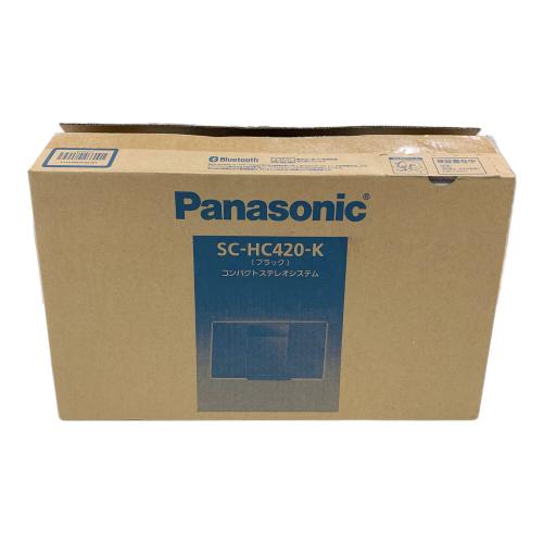 Panasonic (パナソニック) コンパクトステレオシステム SC-HC420-K LV2GB001120