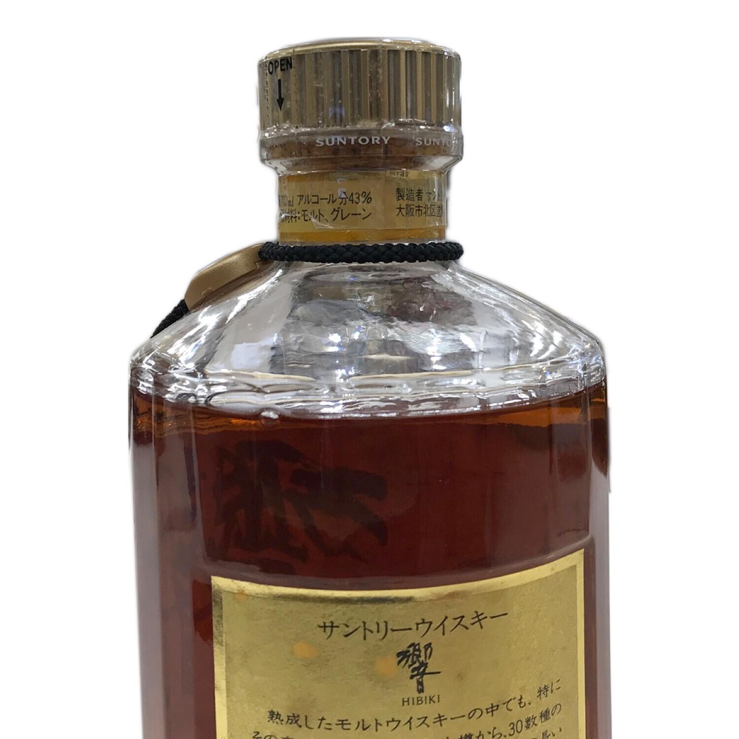 サントリー 響 金キャップ 裏ゴールドラベル 700ml 未開封 目減り有