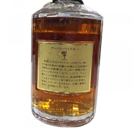 サントリー 響 金キャップ 裏ゴールドラベル 700ml 未開封 目減り有