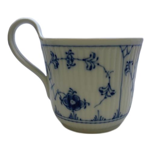 ROYAL COPENHAGEN (ロイヤル・コペンハーゲン) カップ&ソーサー ブルーフルーテッド・プレイン ハイハンドル