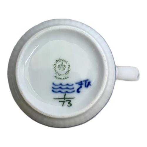 ROYAL COPENHAGEN (ロイヤル・コペンハーゲン) カップ&ソーサー ブルーフルーテッド・プレイン ハイハンドル