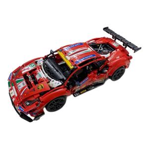 LEGO (レゴ) 42125　Ferrari 488 GTE AF Corse （フェラーリ 488 GTE AF コルセ） #51　完成品 説明書付 ※現状販売品