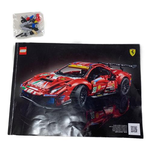 LEGO (レゴ) 42125　Ferrari 488 GTE AF Corse （フェラーリ 488 GTE AF コルセ） #51　完成品 説明書付 ※現状販売品