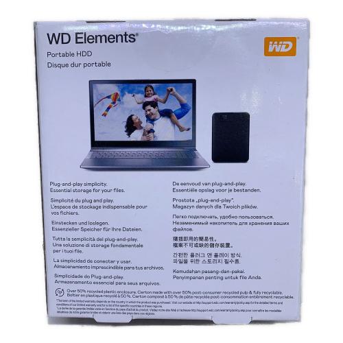 WD Elements (ウエスタンデジタル) ポータブルHDD 6TB WDBHJS0060BBK-WESN