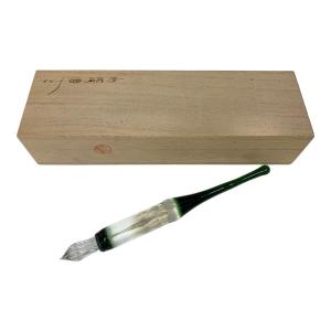 川西硝子 (カワニシガラス) ガラスペン 矢絣（やがすり）