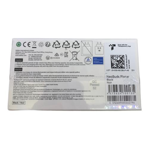 Edifier (エディファイア) フルワイヤレスイヤホン Neobuds Planar