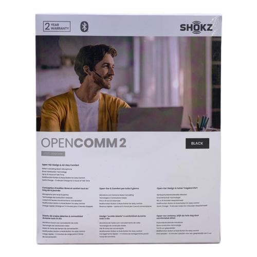 SHOKZ (ショックス) 骨伝導ワイヤレススポーツヘッドホン OPENCOMM2