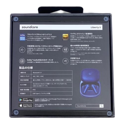 soundcore by ANKER (サウンドコア バイ アンカー) ワイヤレスイヤホン Liberty 5