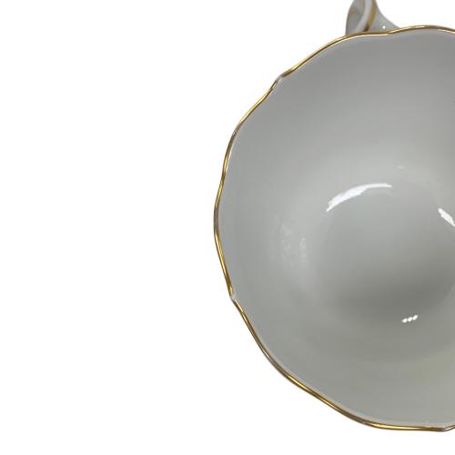 Meissen (マイセン) カップ&ソーサー 二つ花 ソーサー欠け有 ベーシックフラワー