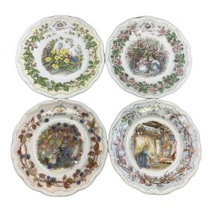 ROYAL DOULTON (ロイヤルドルトン) プレート 16㎝ ブランブリーヘッジ Spring/Summer/Autumn/Winter