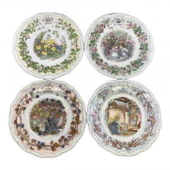 ROYAL DOULTON (ロイヤルドルトン) プレート 16㎝ ブランブリーヘッジ Spring/Summer/Autumn/Winter