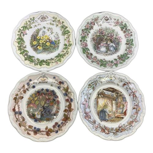 ROYAL DOULTON (ロイヤルドルトン) プレート 16㎝ ブランブリーヘッジ Spring/Summer/Autumn/Winter