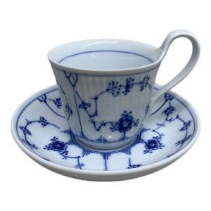 ROYAL COPENHAGEN (ロイヤル・コペンハーゲン) カップ&ソーサー 096/097 ブルーフルーテッド・プレイン ハイハンドル